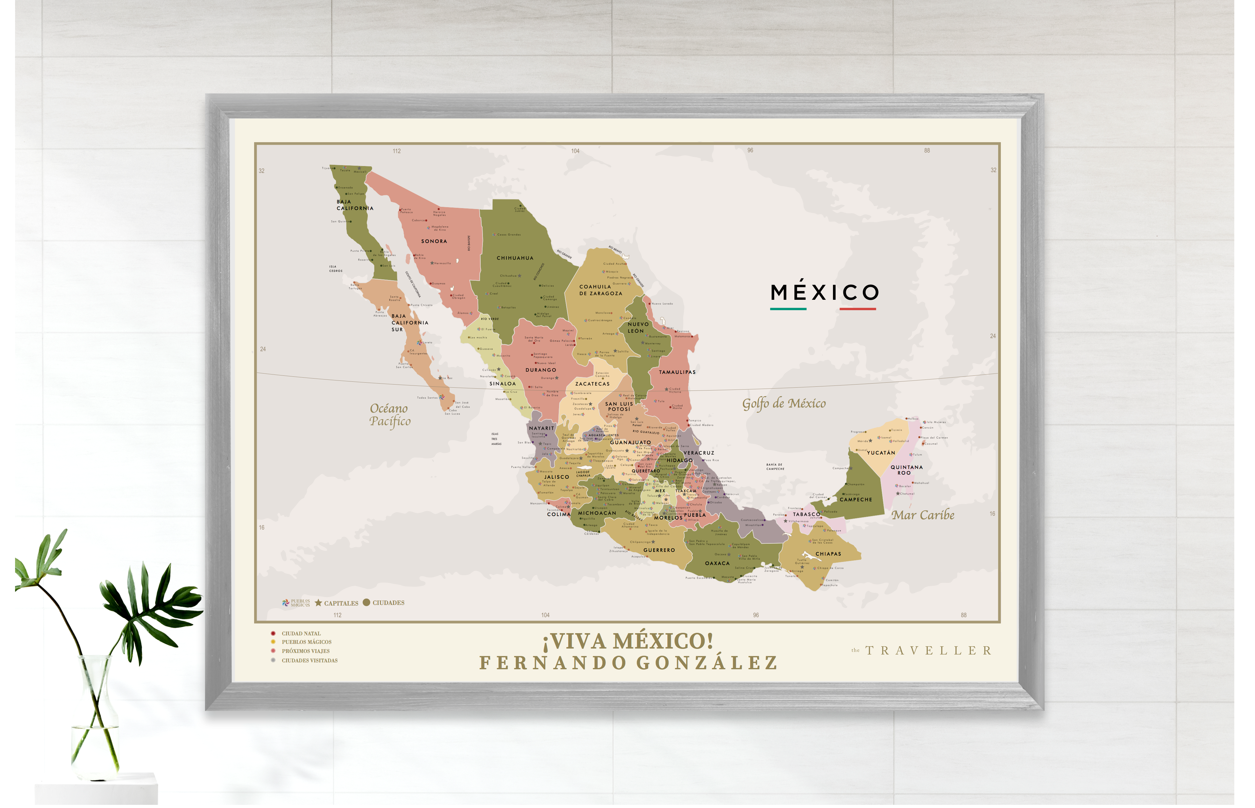 Mapas de México (70x49cm)