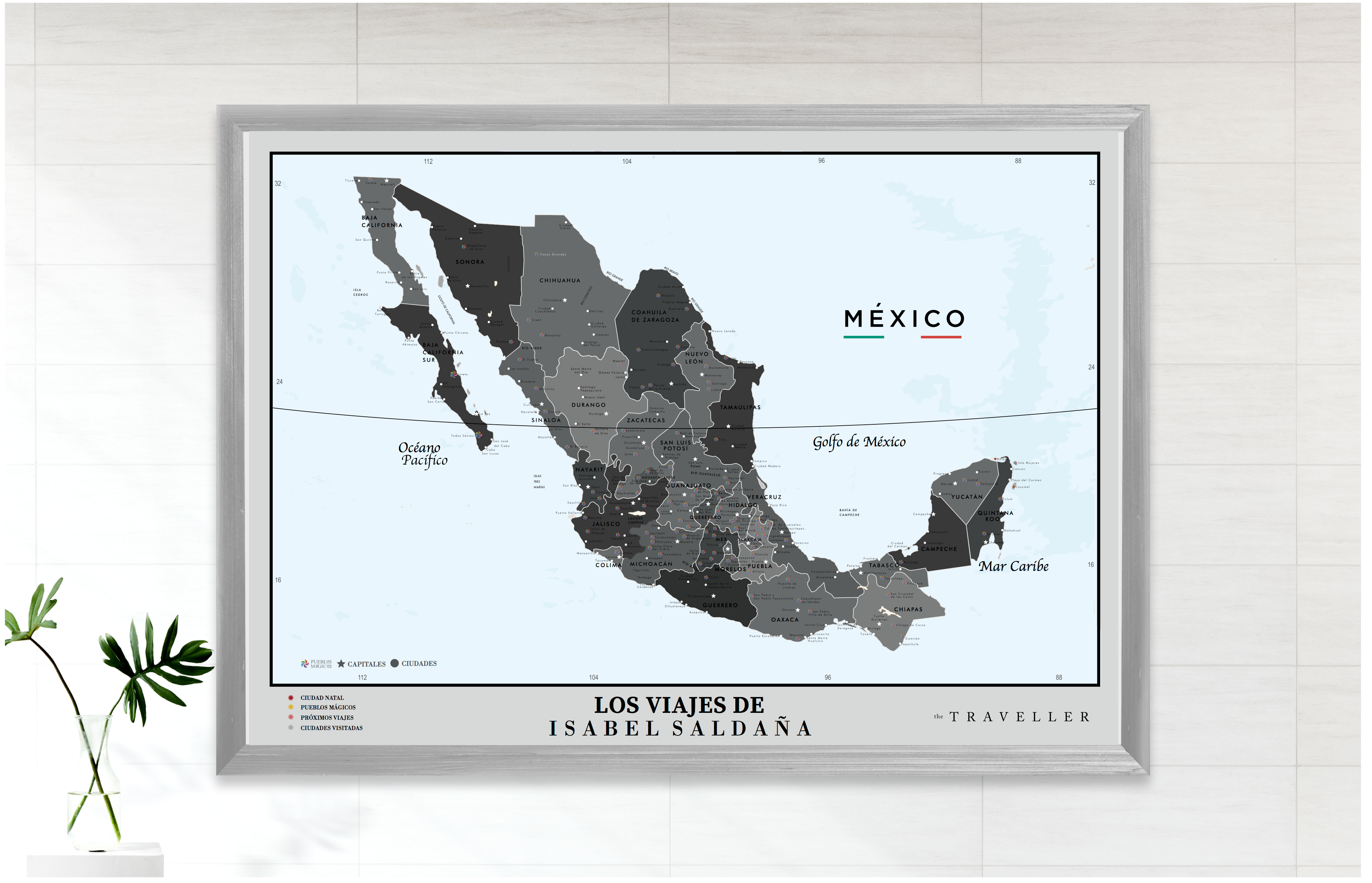 Mapas de México (70x49cm)