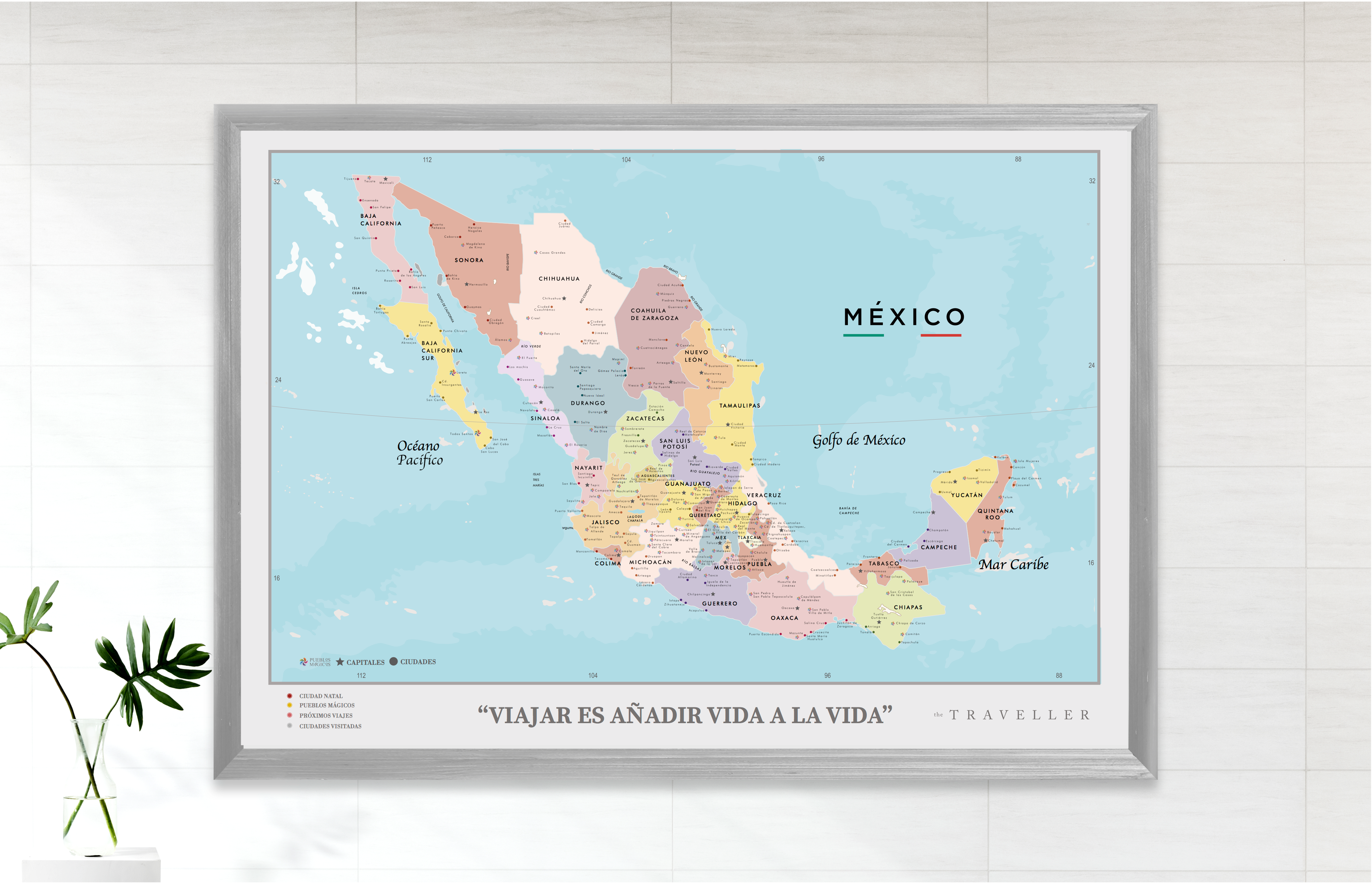 Mapas de México (70x49cm)