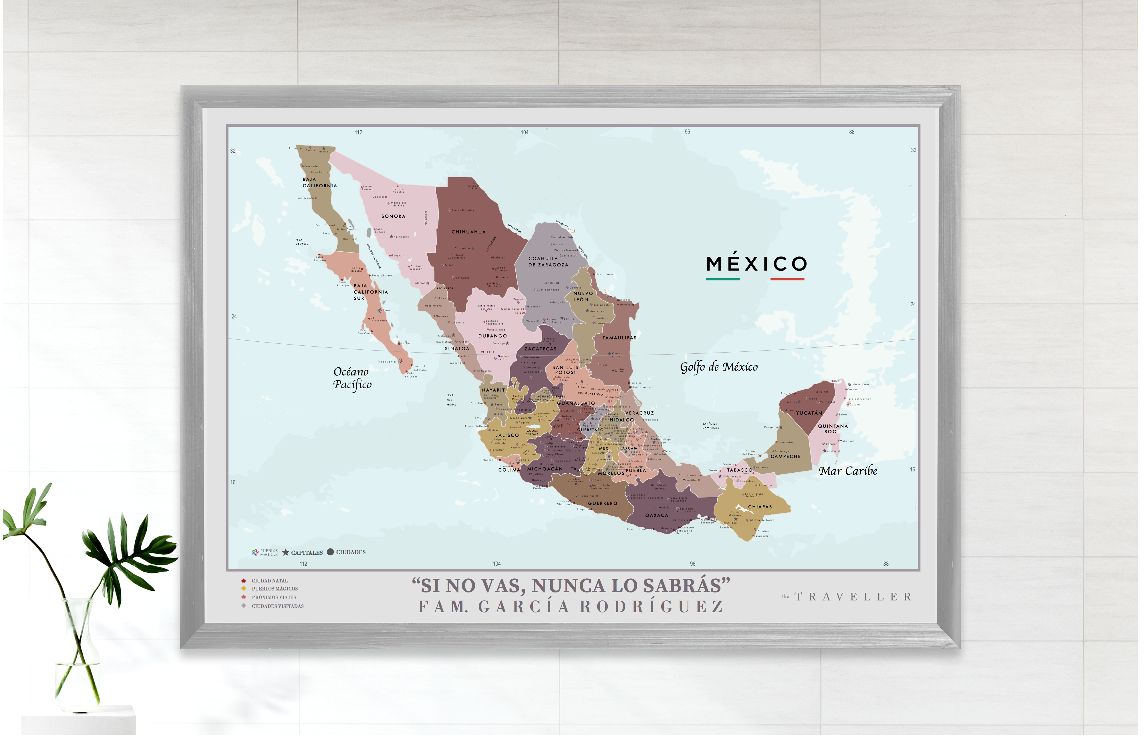 Mapas de México (70x49cm)