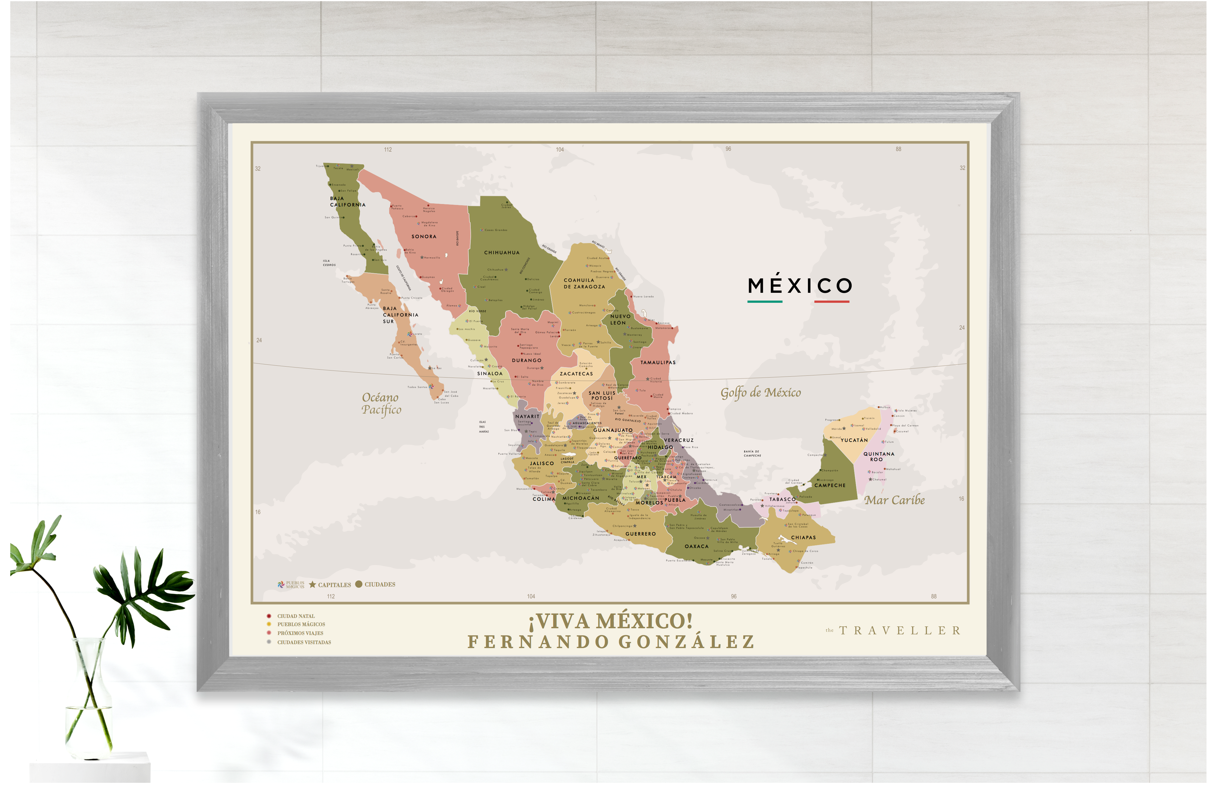 Mapas de México (70x49cm)