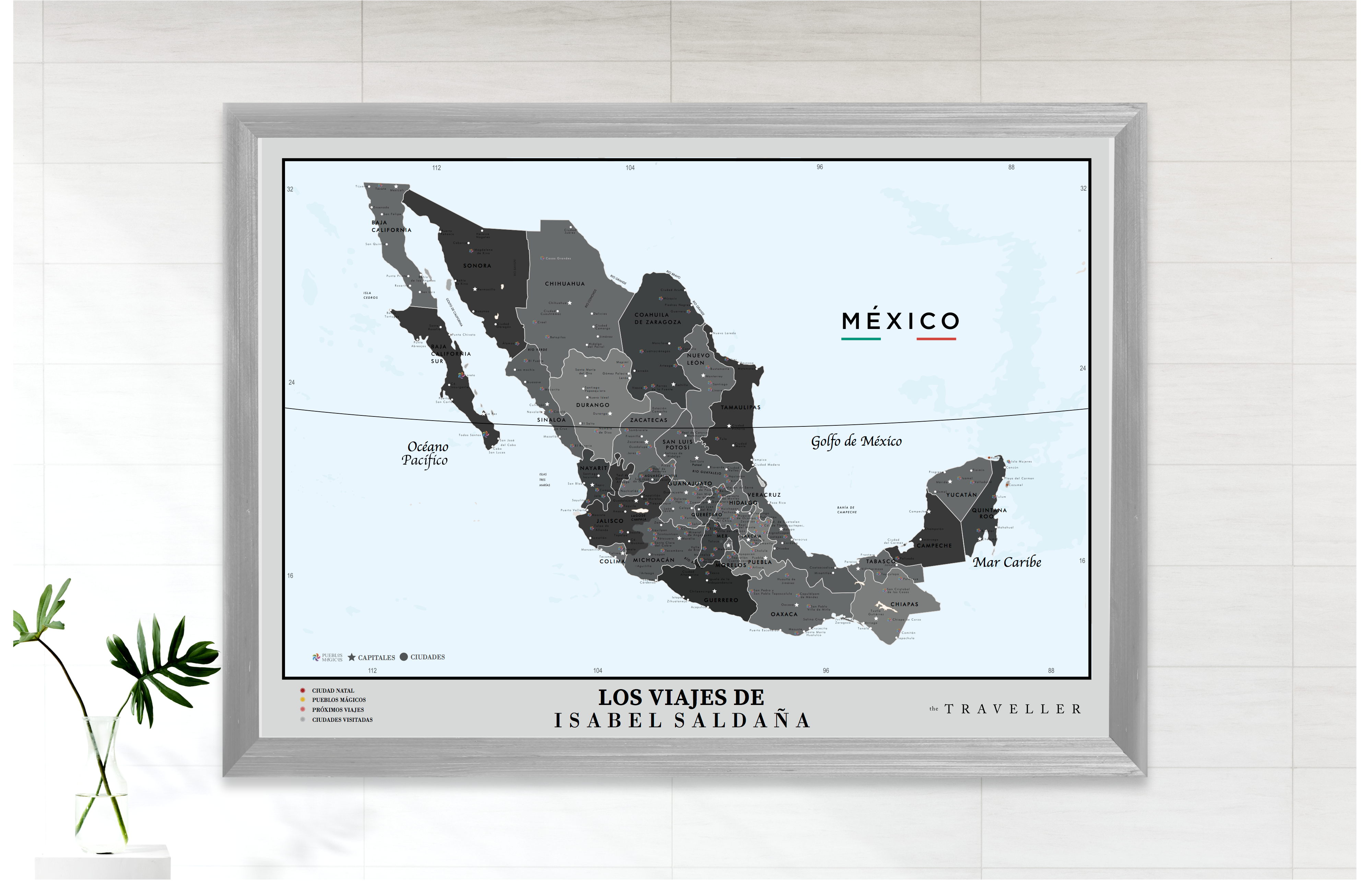 Mapas de México (70x49cm)