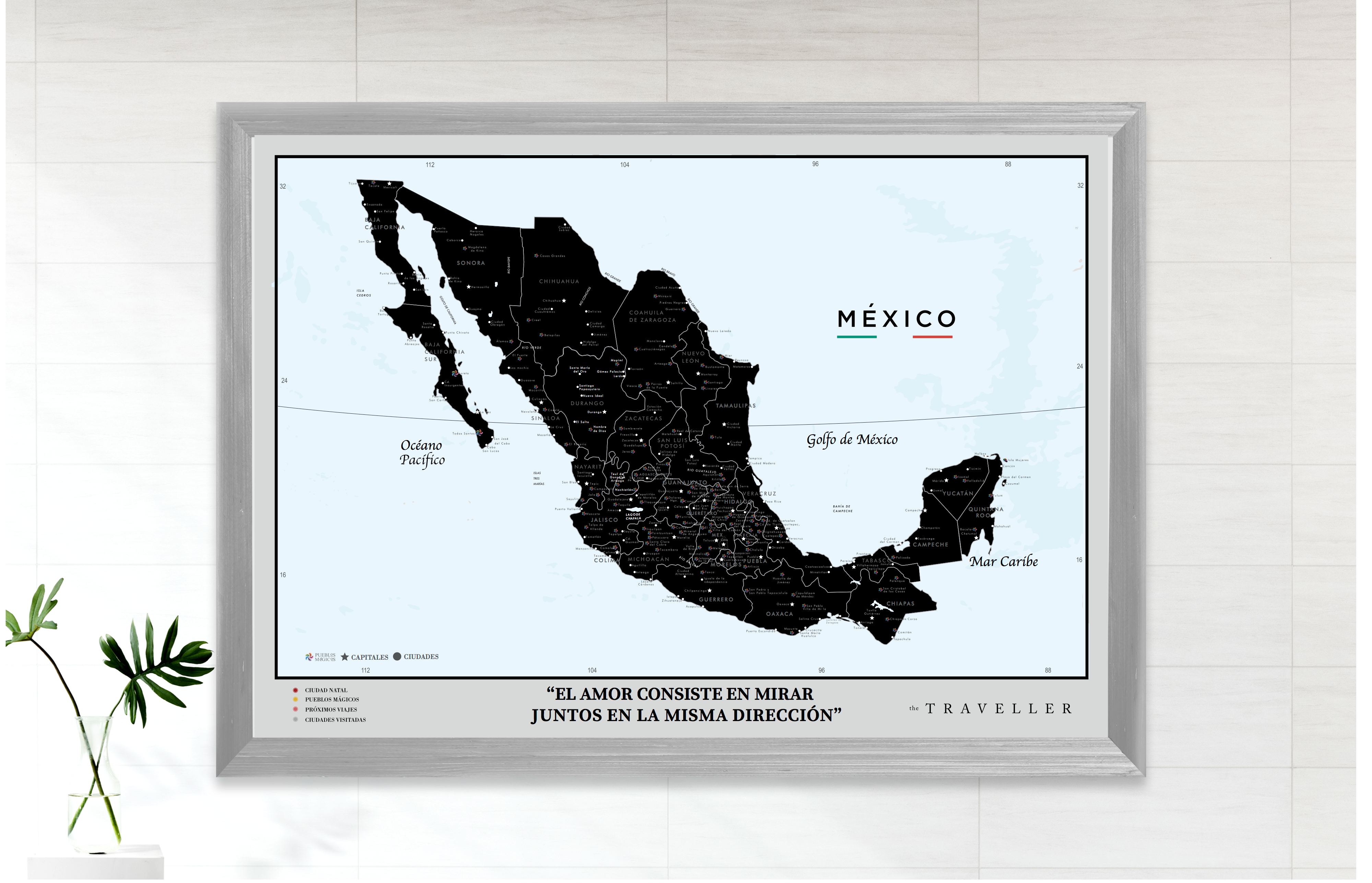 Mapas de México (90x63cm)