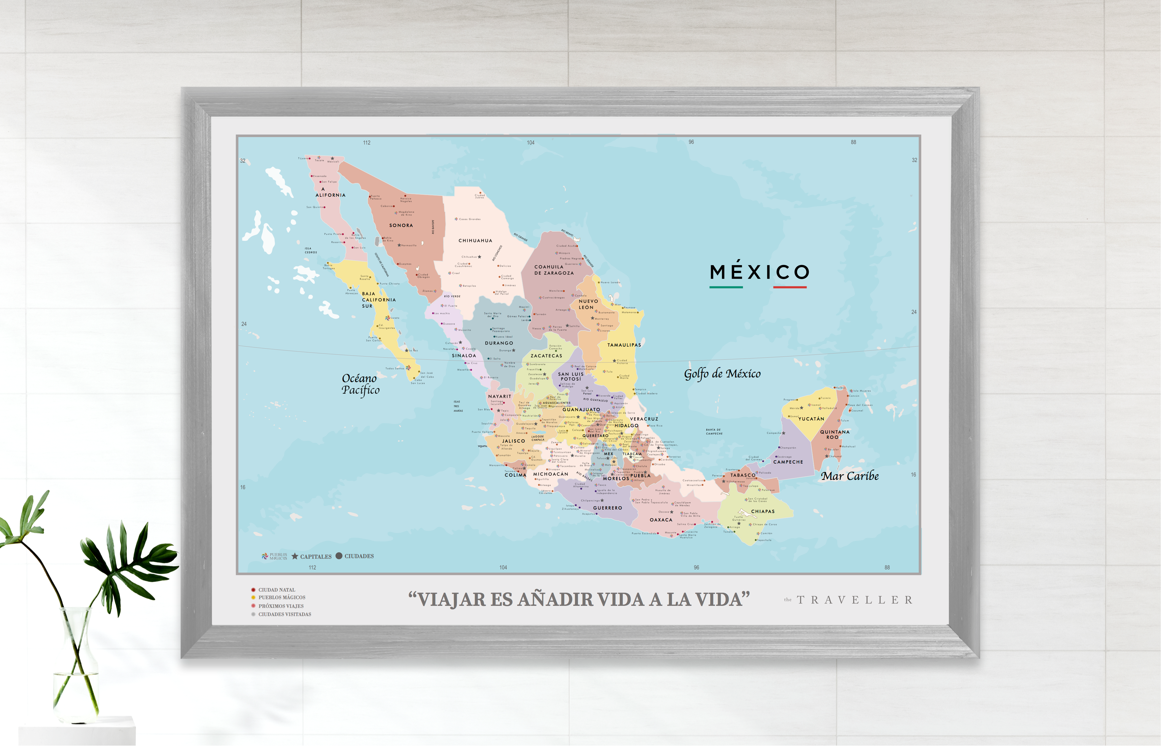 Mapas de México (70x49cm)