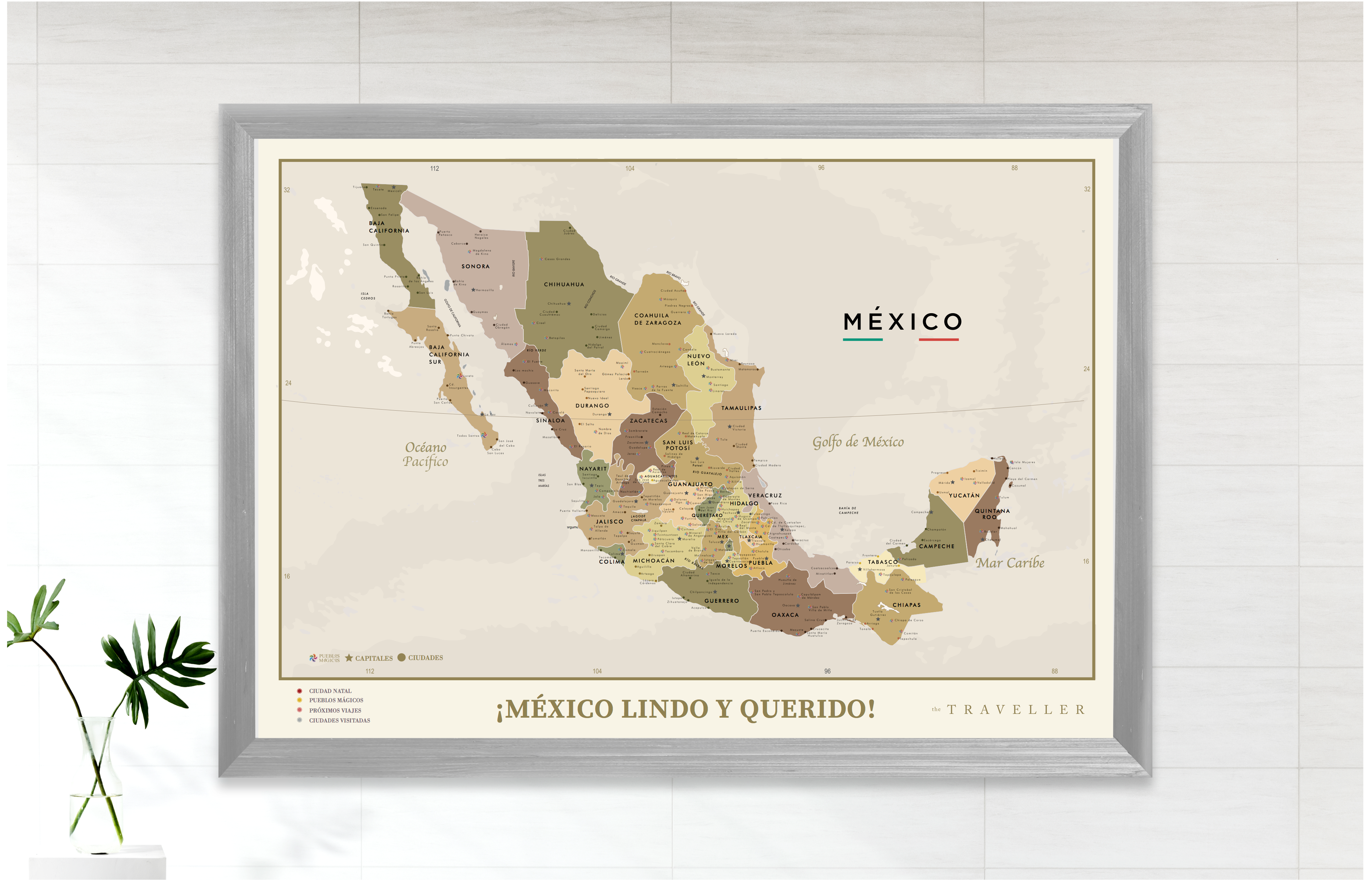 Mapas de México (70x49cm)
