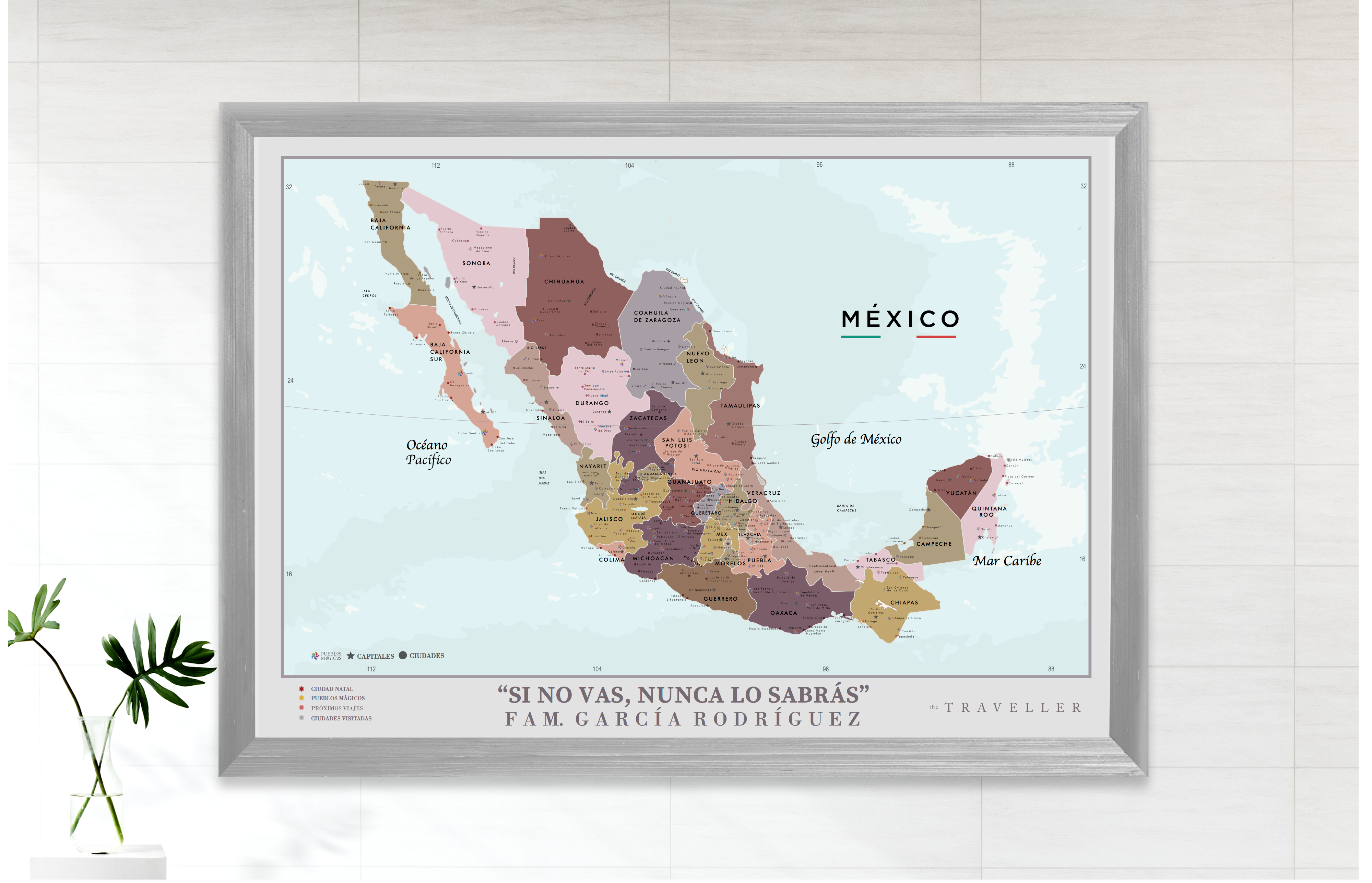 Mapas de México (70x49cm)